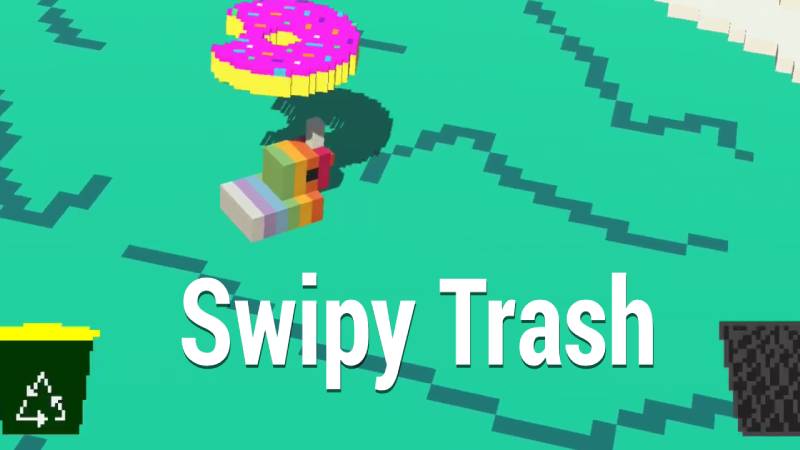 Swipy Trash AR game