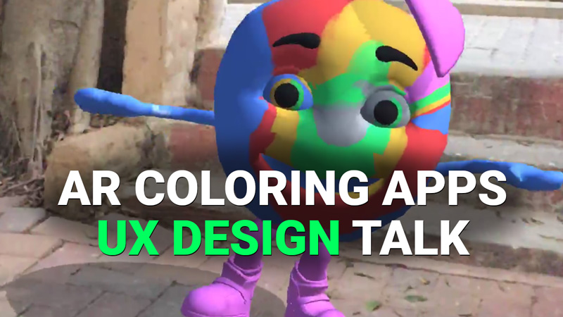 UX design, AR coloring apps