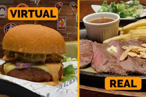 Lifelike 3D Food Restaurant Menu AR App