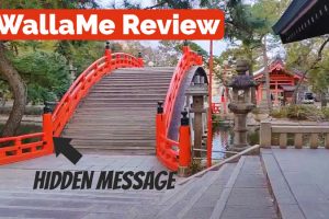 Hidden messages at Sorihashi Bridge, Osaka Japan