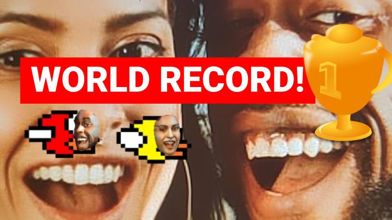 Flying Face World Record