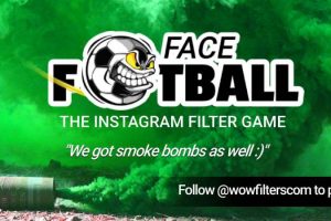 Face Football Instagram filter game