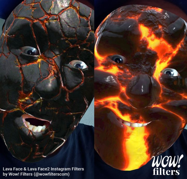 Horror Halloween Instagram face masks